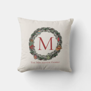 Elvory Country Christmas Cowboy Wreath Kissen