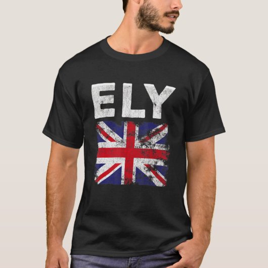 Ely British Flag Union Jack England T-Shirt (Vorderseite)