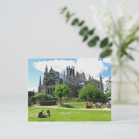 Ely Cathedral Postkarte (Stehend Vorderseite)
