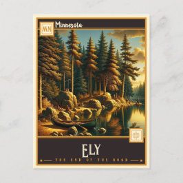 Ely, Minnesota | VINTAG Postkarte