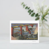 Ely, MinnesotaGroße BriefszenenEly, MN Postkarte (Stehend Vorderseite)