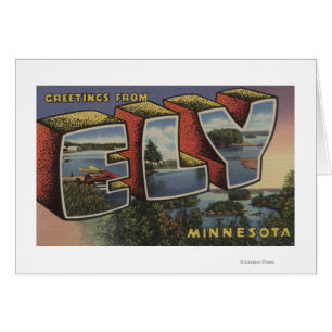 Ely, MinnesotaLarge Buchstabe ScenesEly, Mangan