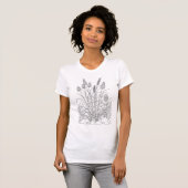Elymus hystrix, Bottlebrush Grass - Coloring T-Shirt (Vorne ganz)