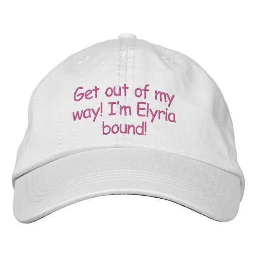 Elyria Bound Adjustable Hat Bestickte Kappe (Vorderseite)