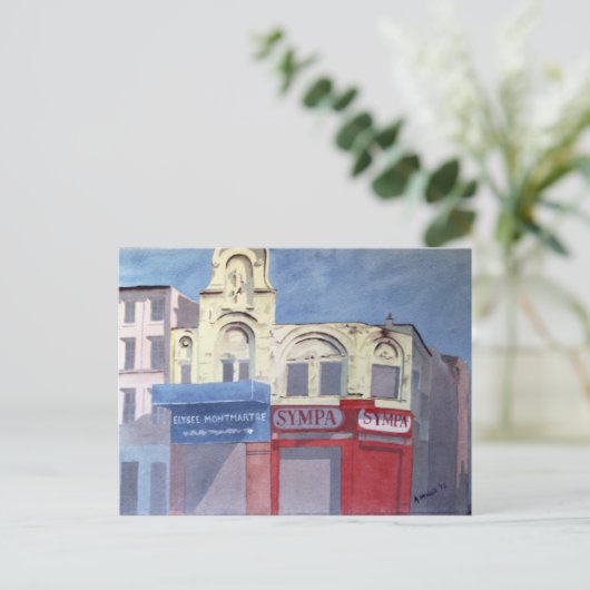 Elysee Montmartre Postkarte (Stehend Vorderseite)