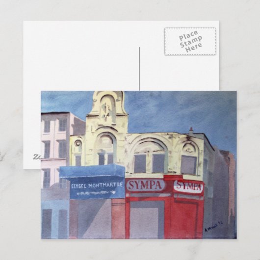 Elysee Montmartre Postkarte (Vorne/Hinten)
