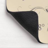 Élysée Palace Latitude Longitude Mousepad (Ecke)