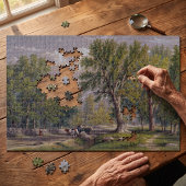 Elysian Fields in Bloom: Die Hoboken-Landschaft Puzzle