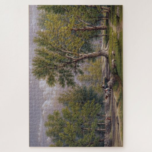 Elysian Fields in Bloom: Die Hoboken-Landschaft Puzzle (Vertikal)