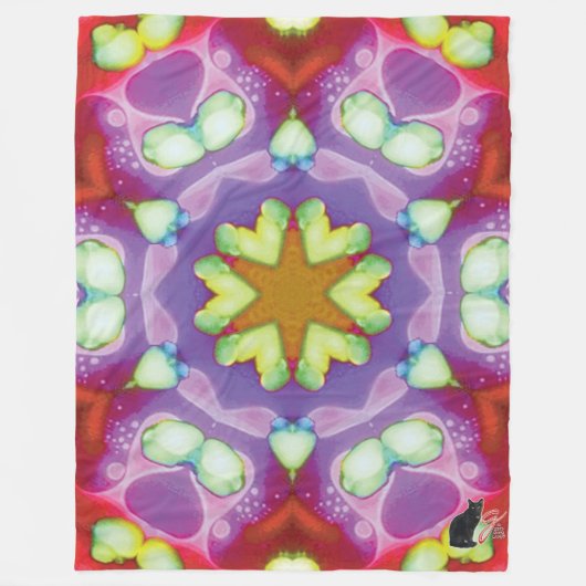 Elysium Kaleidoskop Fleece-Decke Fleecedecke (Vorderseite)
