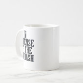 Em Dash Interpunktion Fan Editor Leser Schriftstel Kaffeetasse (Vorderseite Links)