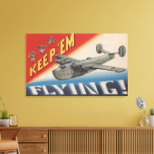 "Em Flying/PB2Y-2 behalten Leinwanddruck (Insitu (Wohnzimmer))