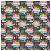 EM konvertierbares Corvair Gewebe-schwarz Stoff (Muster)