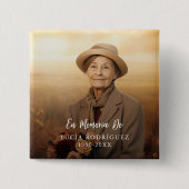 Em Memoria de Spanish Funerty Tribute Button (Vorderseite)