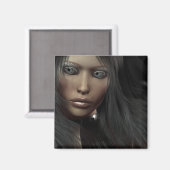 Em Portrait Magnet (Vorderseite/Rückseite)