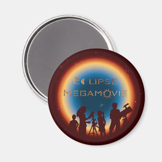 EM-Standard, 2¼ Zoll Circle Magnet (Vorderseite/Rückseite)