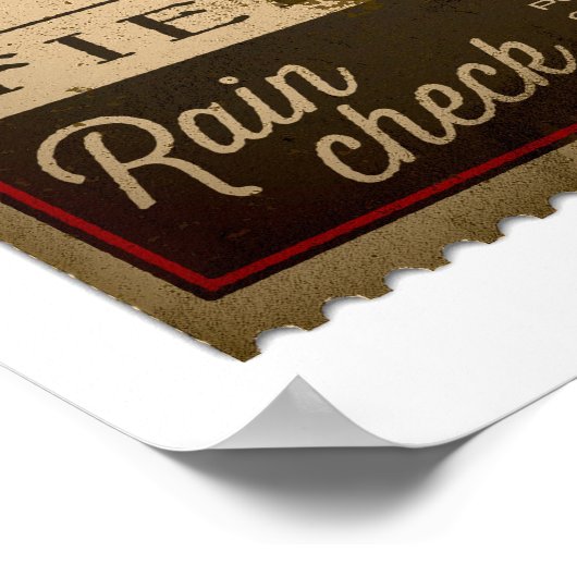 "Em, wo sie nicht sind" Poster (Ecke)