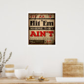 "Em, wo sie nicht sind" Poster (Küche)