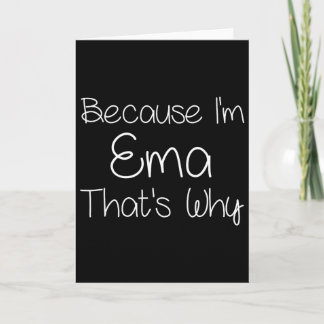 Ema Funny Personalisiert Birthday Women Name Id Karte