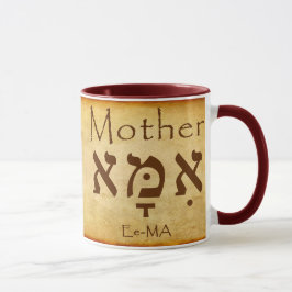 EMA - MUTTER HEBREW-TASSE TASSE