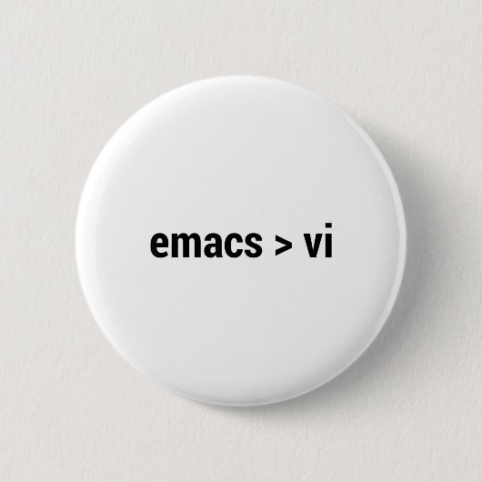 Emacs größer als Vi - Code Editor Flamme War - Bl Button (Vorderseite)