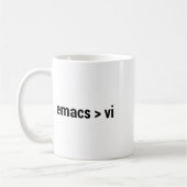 Emacs größer als Vi - Code Editor Flamme War - Bl Kaffeetasse (Links)