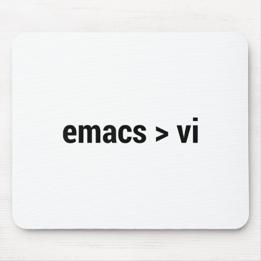 Emacs größer als Vi - Code Editor Flamme War - Bl Mousepad (Vorne)