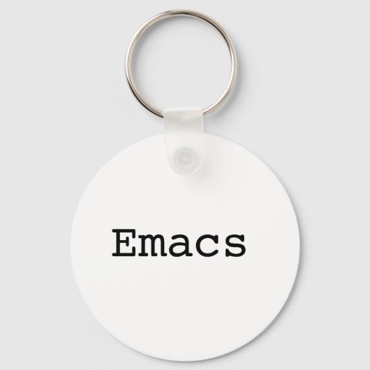 Emacs Schlüsselanhänger (Vorderseite)