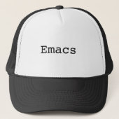 Emacs Truckerkappe (Vorderseite)