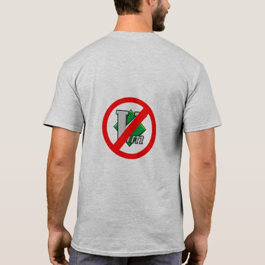 Emacs > vi T-Shirt (Rückseite)