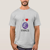 Emacs > vi T-Shirt (Vorderseite)
