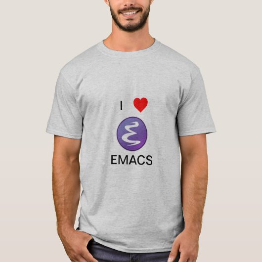 Emacs > vi T-Shirt (Vorderseite)