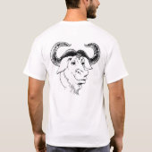 emacs > VI T-Shirt (Rückseite)