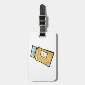 Email Envelope Digital Mail and Newsletter Gepäckanhänger (Vorderseite vertikal)