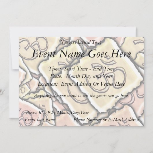 Email-Fliese OM (Om) Einladung (Vorderseite)