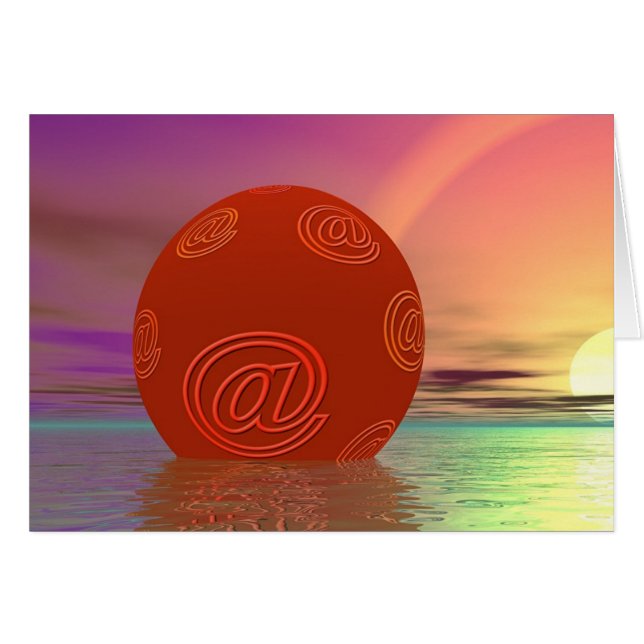 Email Globe (Vorderseite (Horizontal))