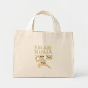 Email-Ninja-Tragetasche Mini Stoffbeutel