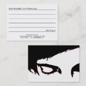 Emailkommentartkarte Visitenkarte (Vorne/Hinten)