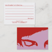 Emailkommentartkarte Visitenkarte (Vorne/Hinten)