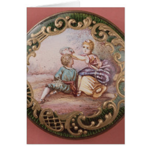 Emaillierter und Vergoldungsknopf