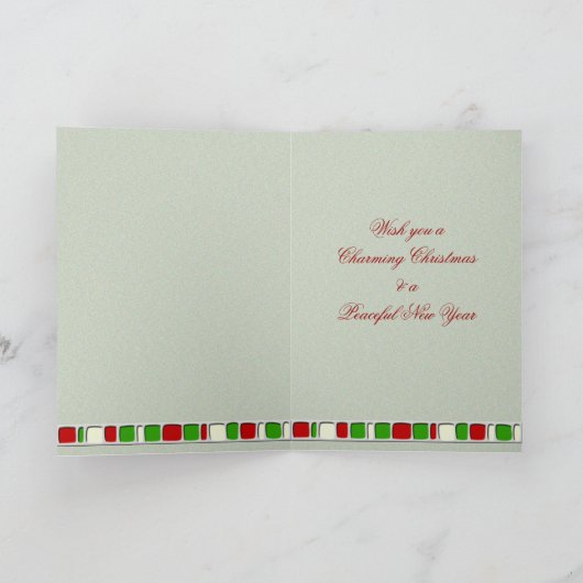 Emamel Charms Weihnachtsgrüßkarte Feiertagskarte (Innenseite)