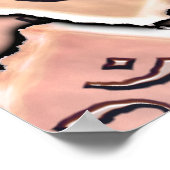 Emamel Tile Om (Om) Poster (Ecke)