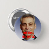 Emanual für Bürgermeister Button (Vorne & Hinten)