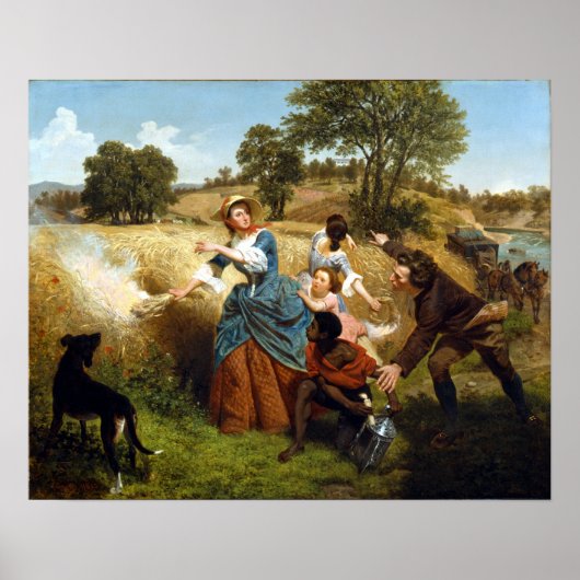 Emanuel Gottlieb Leutze Frau Schuyler Poster (Vorne)