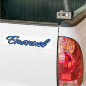 Emanuel Name blue Aufkleber Sticker Autoaufkleber (Auf Lkw)