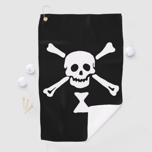 Emanuel Wynne Pirate Flag Piratenflagge Golfhandtuch (Insitu)