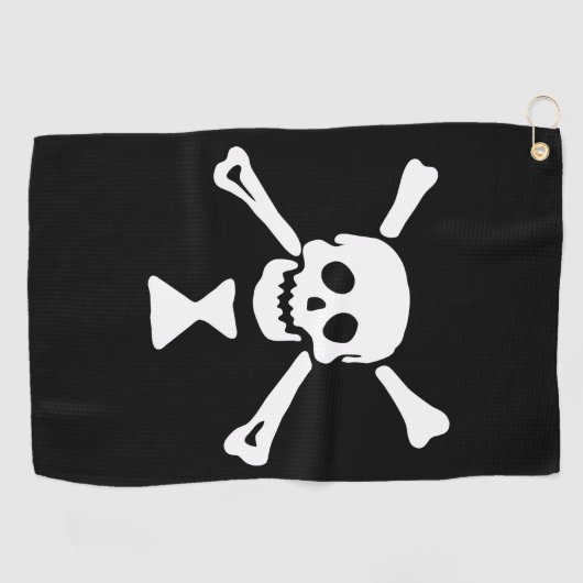 Emanuel Wynne Pirate Flag Piratenflagge Golfhandtuch (Horizontal)