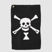 Emanuel Wynne Pirate Flag Piratenflagge Golfhandtuch (Vorderseite)