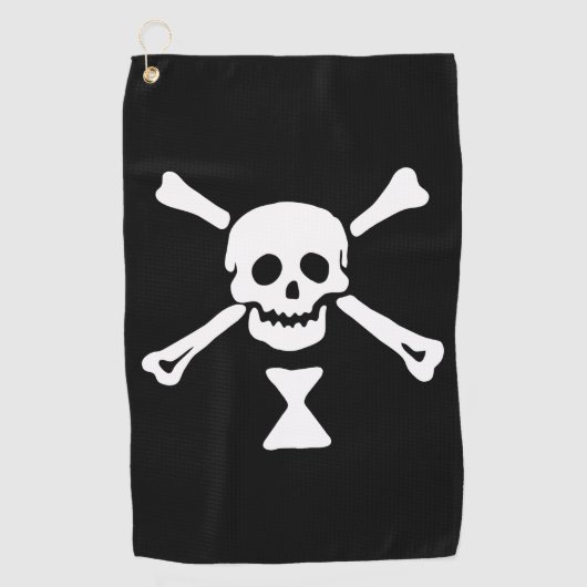 Emanuel Wynne Pirate Flag Piratenflagge Golfhandtuch (Vorderseite)