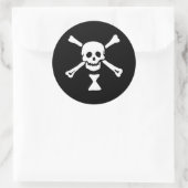 Emanuel Wynne Pirate Flag Piratenflagge Runder Aufkleber (Tasche)
